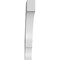 Ekena Millwork 4-in. W x 24-in. D x 32-in. H Balboa Architectural Grade PVC Knee Brace BRCP04X24X32BOA - alternate 6